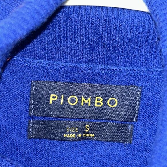 Piombo Blue Turtleneck Women’s Lana Wool Sweater(Size Small) - Picture 5 of 6